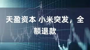 天盈资本 小米突发，全额退款